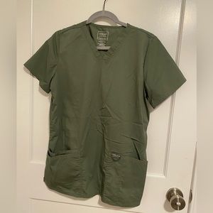 Cherokee scrub pants/top. Olive green. Medium.